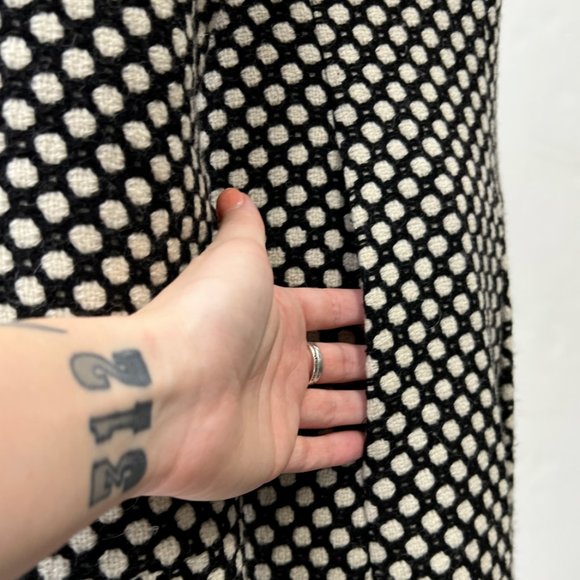 Tibi Black White Spotted Jacket size 6 Polka Dots - Picture 5 of 10